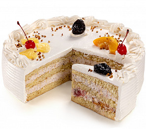 Bolo Frutas com Creme | 2,0 kg